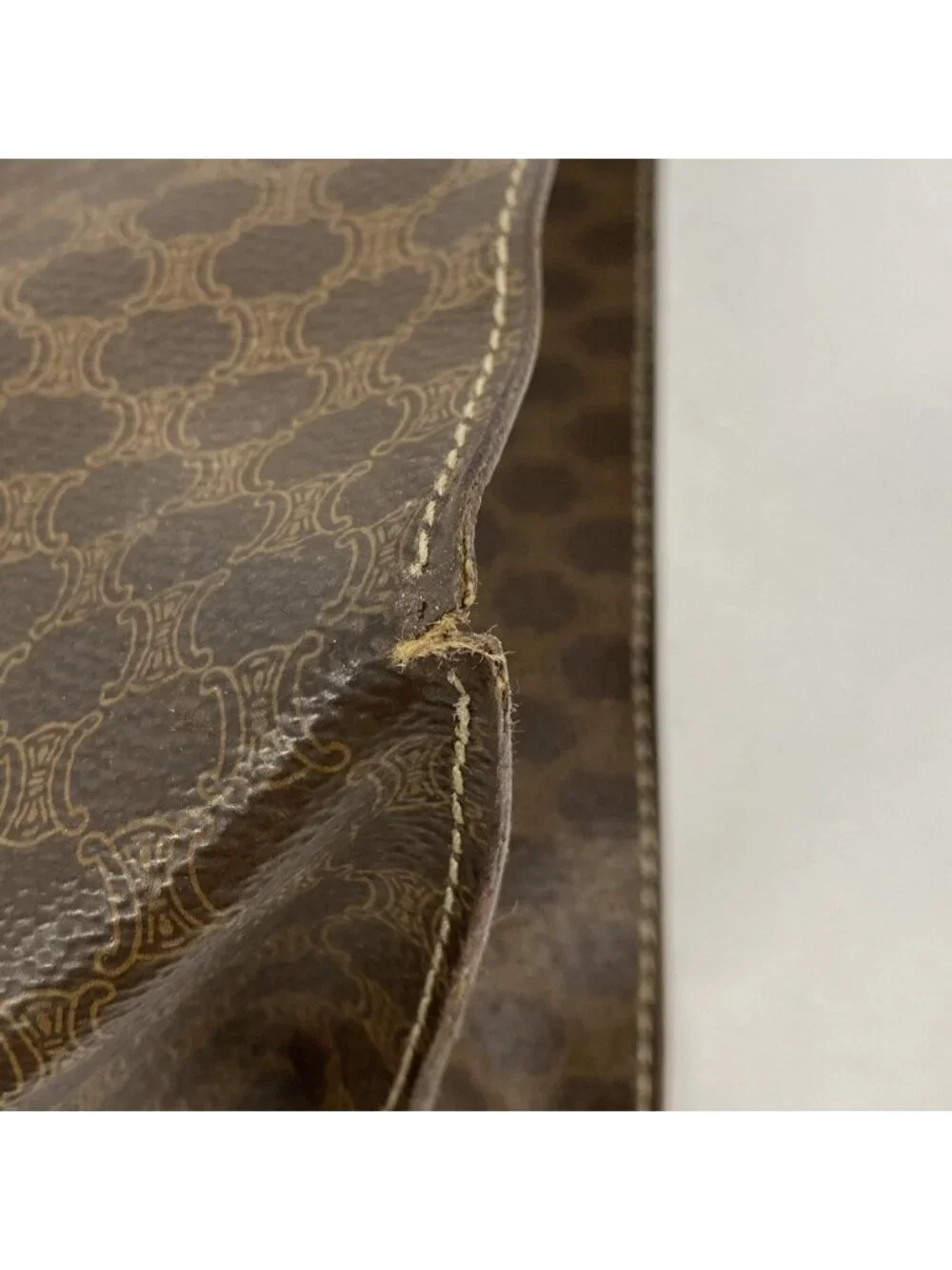 Celine Tote Macadam Brown Gold